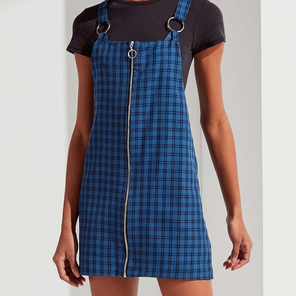 Ragged Priest Zip Front Mini Dress